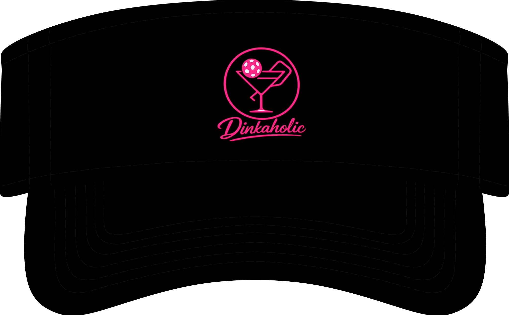 Visor — Drinkaholic Cocktail Logo Sun Visor