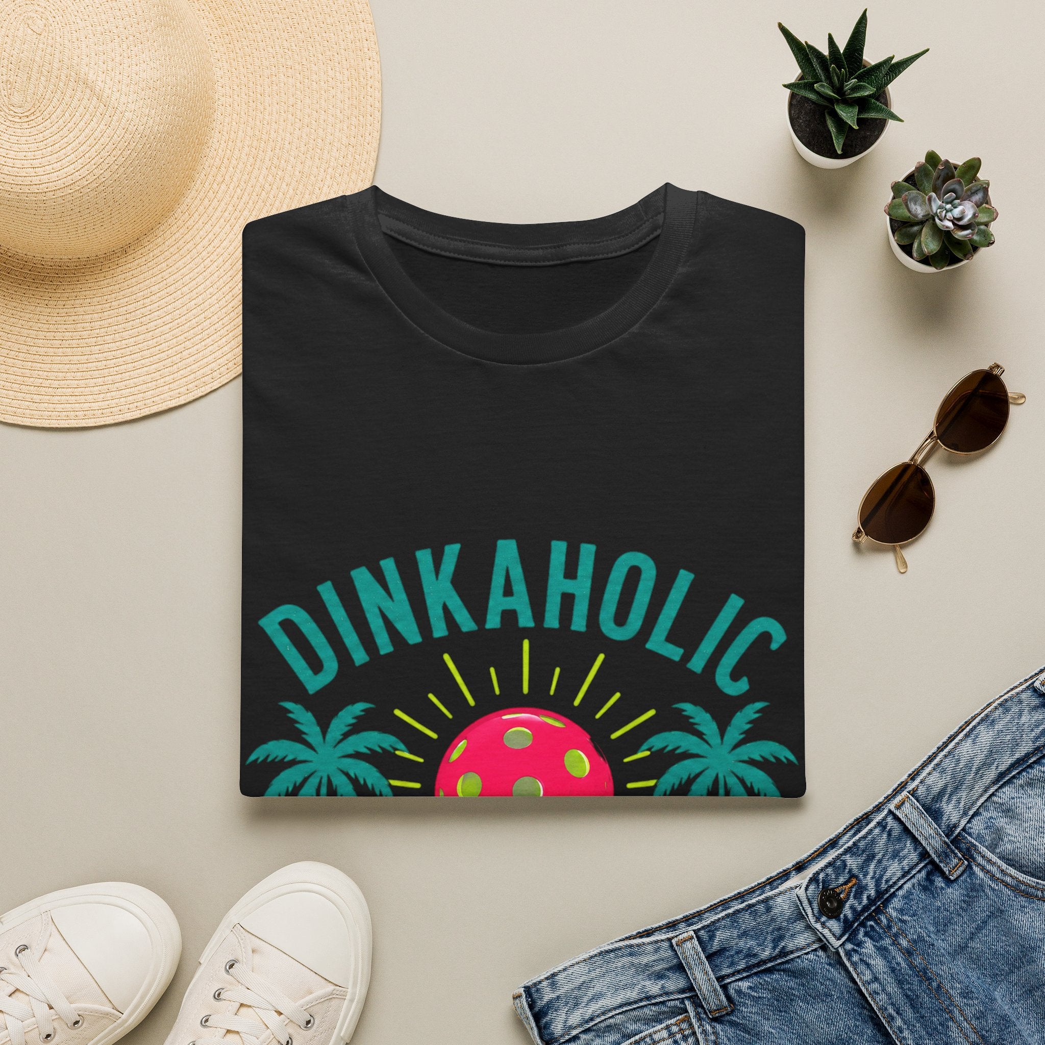 Dinkaholic T-Shirt – "Good Dinks Good Vibes" Pickleball Graphic Tee