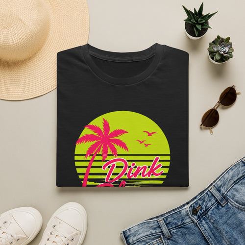 Dinkaholic T-Shirt Play Slay Summer Palm Tee