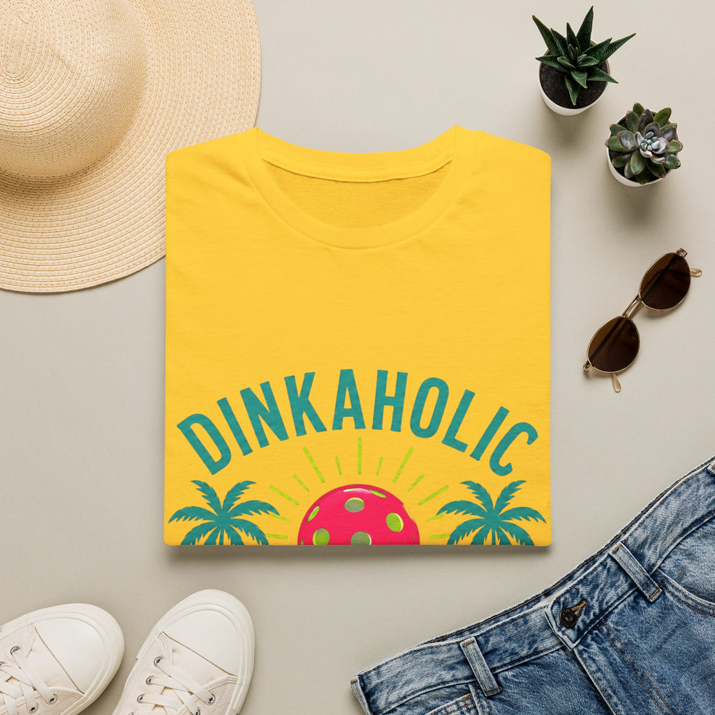 Dinkaholic T-Shirt – "Good Dinks Good Vibes" Pickleball Graphic Tee