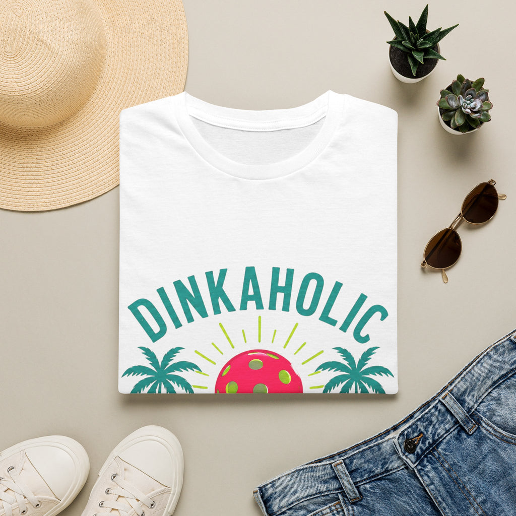 Dinkaholic T-Shirt – "Good Dinks Good Vibes" Pickleball Graphic Tee